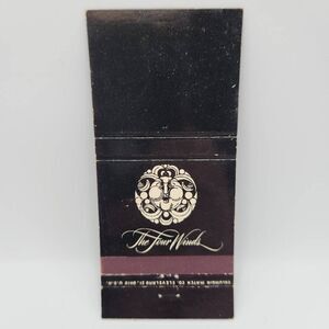 Vintage Matchbook The Four Winds Restaurant I-71 at SR 161 Columbus Ohio Memorab